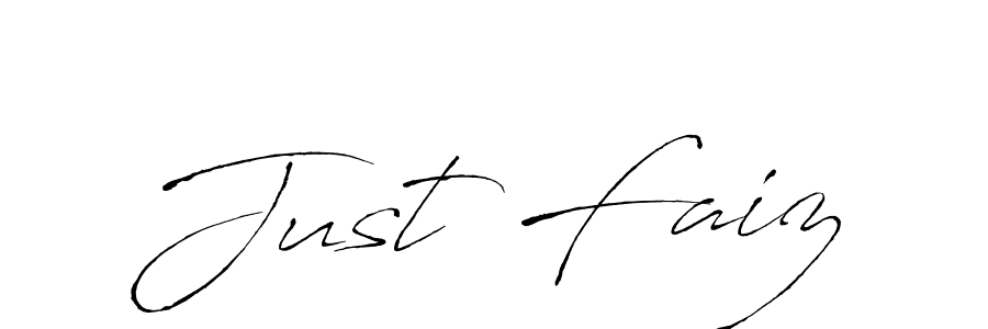 Create a beautiful signature design for name Just Faiz. With this signature (Antro_Vectra) fonts, you can make a handwritten signature for free. Just Faiz signature style 6 images and pictures png