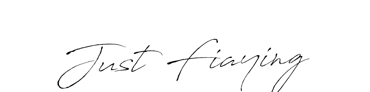 How to make Just Fiaying name signature. Use Antro_Vectra style for creating short signs online. This is the latest handwritten sign. Just Fiaying signature style 6 images and pictures png