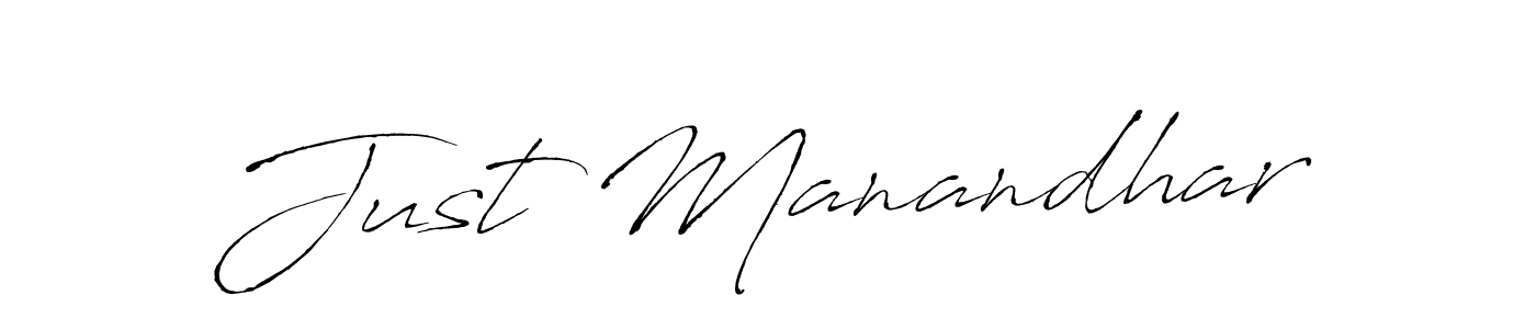 Also we have Just Manandhar name is the best signature style. Create professional handwritten signature collection using Antro_Vectra autograph style. Just Manandhar signature style 6 images and pictures png