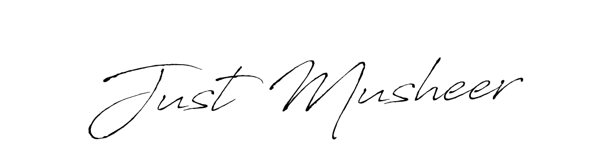How to make Just Musheer signature? Antro_Vectra is a professional autograph style. Create handwritten signature for Just Musheer name. Just Musheer signature style 6 images and pictures png