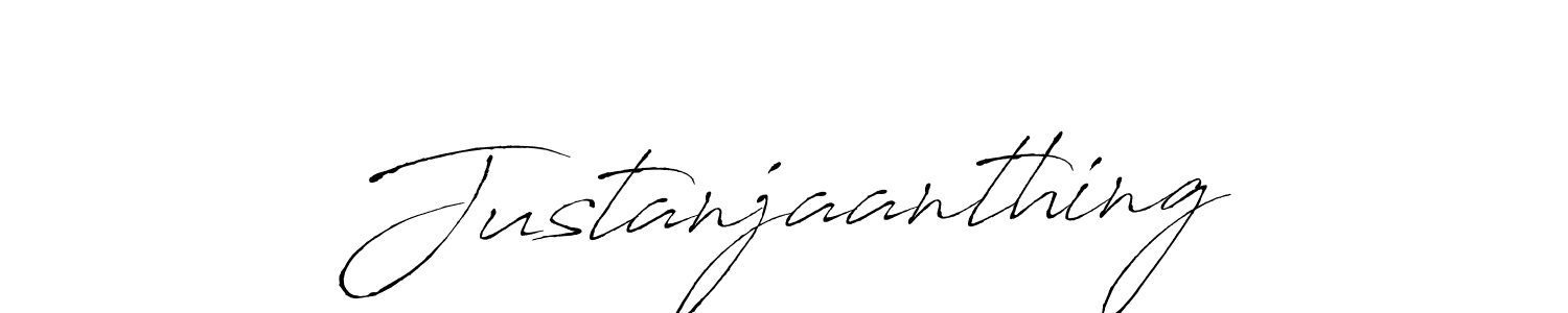 How to make Justanjaanthing name signature. Use Antro_Vectra style for creating short signs online. This is the latest handwritten sign. Justanjaanthing signature style 6 images and pictures png