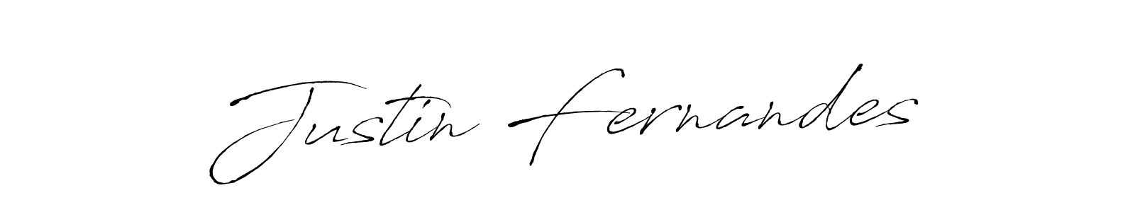 Create a beautiful signature design for name Justin Fernandes. With this signature (Antro_Vectra) fonts, you can make a handwritten signature for free. Justin Fernandes signature style 6 images and pictures png