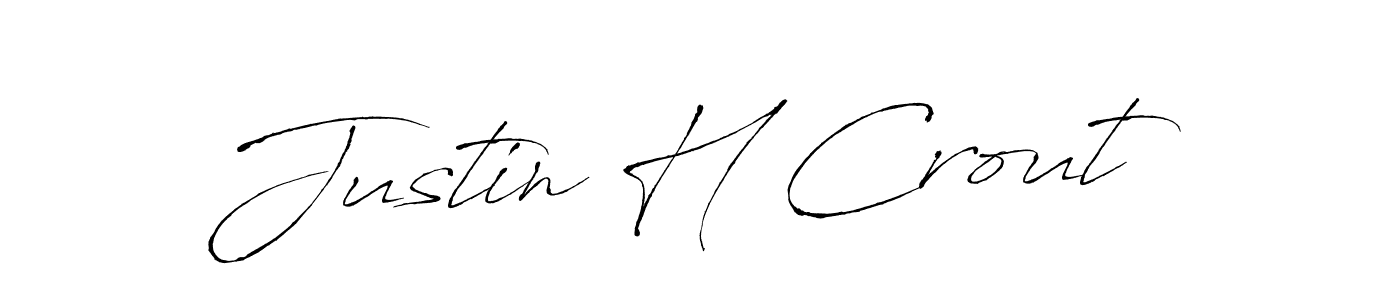 How to Draw Justin H Crout signature style? Antro_Vectra is a latest design signature styles for name Justin H Crout. Justin H Crout signature style 6 images and pictures png