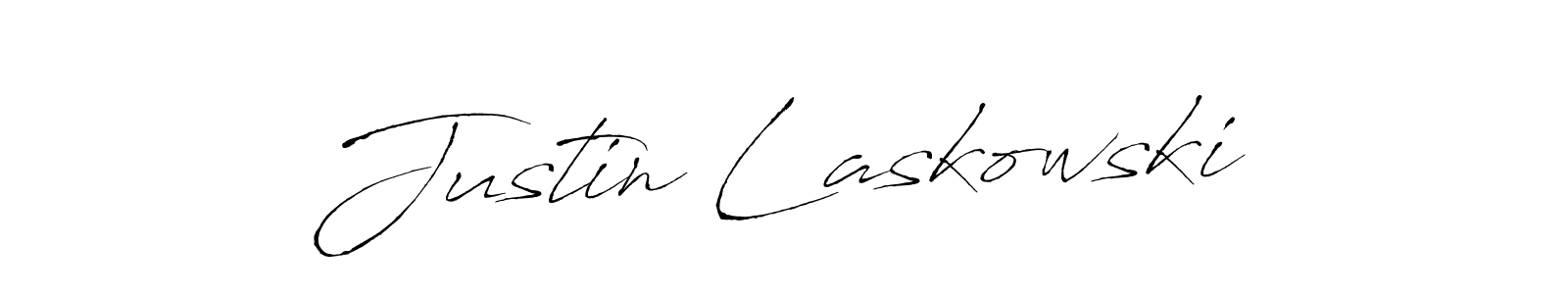 You should practise on your own different ways (Antro_Vectra) to write your name (Justin Laskowski) in signature. don't let someone else do it for you. Justin Laskowski signature style 6 images and pictures png