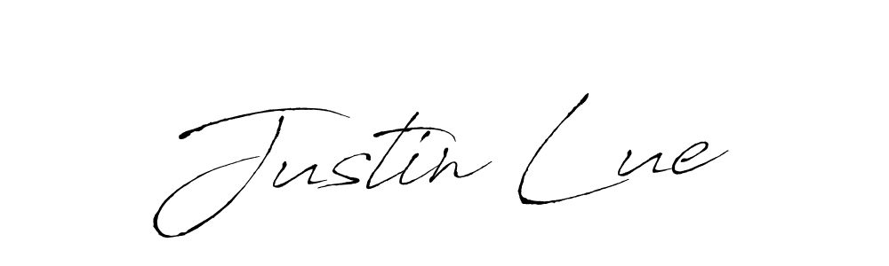 You should practise on your own different ways (Antro_Vectra) to write your name (Justin Lue) in signature. don't let someone else do it for you. Justin Lue signature style 6 images and pictures png