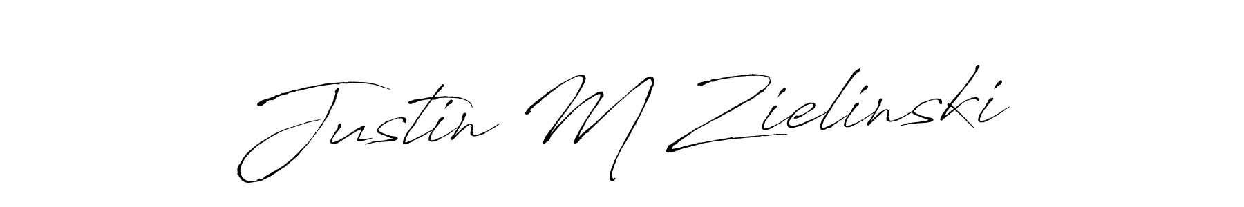 Antro_Vectra is a professional signature style that is perfect for those who want to add a touch of class to their signature. It is also a great choice for those who want to make their signature more unique. Get Justin M Zielinski name to fancy signature for free. Justin M Zielinski signature style 6 images and pictures png