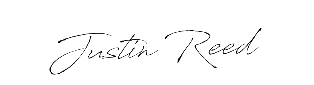 Use a signature maker to create a handwritten signature online. With this signature software, you can design (Antro_Vectra) your own signature for name Justin Reed. Justin Reed signature style 6 images and pictures png