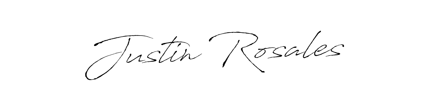 Design your own signature with our free online signature maker. With this signature software, you can create a handwritten (Antro_Vectra) signature for name Justin Rosales. Justin Rosales signature style 6 images and pictures png