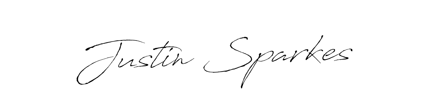 Design your own signature with our free online signature maker. With this signature software, you can create a handwritten (Antro_Vectra) signature for name Justin Sparkes. Justin Sparkes signature style 6 images and pictures png