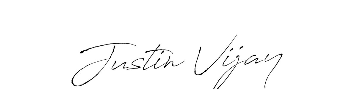You should practise on your own different ways (Antro_Vectra) to write your name (Justin Vijay) in signature. don't let someone else do it for you. Justin Vijay signature style 6 images and pictures png
