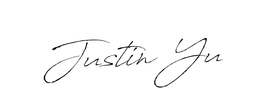 Antro_Vectra is a professional signature style that is perfect for those who want to add a touch of class to their signature. It is also a great choice for those who want to make their signature more unique. Get Justin Yu name to fancy signature for free. Justin Yu signature style 6 images and pictures png