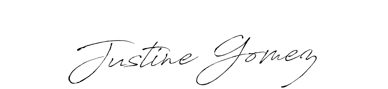 Similarly Antro_Vectra is the best handwritten signature design. Signature creator online .You can use it as an online autograph creator for name Justine Gomez. Justine Gomez signature style 6 images and pictures png