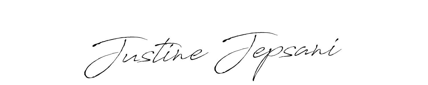 Make a beautiful signature design for name Justine Jepsani. Use this online signature maker to create a handwritten signature for free. Justine Jepsani signature style 6 images and pictures png