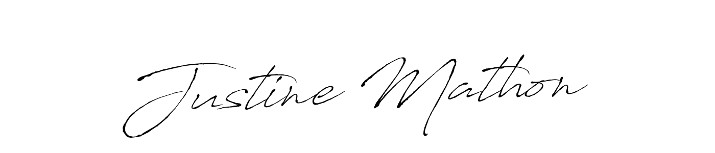 Also we have Justine Mathon name is the best signature style. Create professional handwritten signature collection using Antro_Vectra autograph style. Justine Mathon signature style 6 images and pictures png