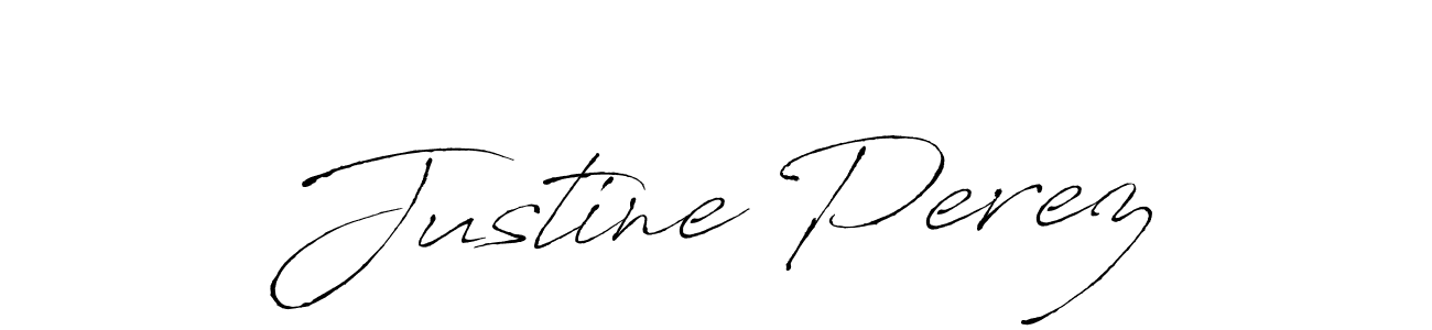 Also we have Justine Perez name is the best signature style. Create professional handwritten signature collection using Antro_Vectra autograph style. Justine Perez signature style 6 images and pictures png