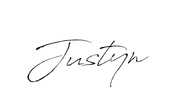 Also we have Justyn name is the best signature style. Create professional handwritten signature collection using Antro_Vectra autograph style. Justyn signature style 6 images and pictures png