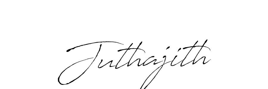 You should practise on your own different ways (Antro_Vectra) to write your name (Juthajith) in signature. don't let someone else do it for you. Juthajith signature style 6 images and pictures png
