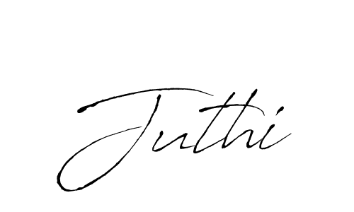 Create a beautiful signature design for name Juthi. With this signature (Antro_Vectra) fonts, you can make a handwritten signature for free. Juthi signature style 6 images and pictures png