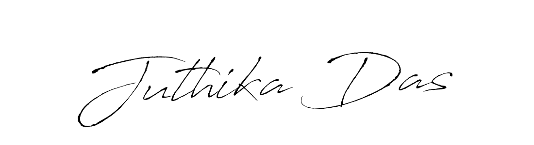 Make a beautiful signature design for name Juthika Das. With this signature (Antro_Vectra) style, you can create a handwritten signature for free. Juthika Das signature style 6 images and pictures png