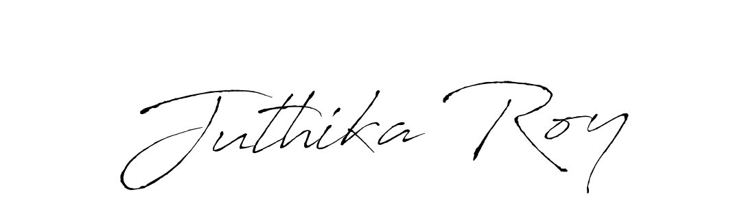 Juthika Roy stylish signature style. Best Handwritten Sign (Antro_Vectra) for my name. Handwritten Signature Collection Ideas for my name Juthika Roy. Juthika Roy signature style 6 images and pictures png