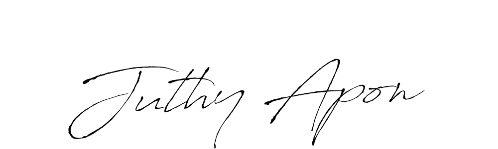 How to make Juthy Apon signature? Antro_Vectra is a professional autograph style. Create handwritten signature for Juthy Apon name. Juthy Apon signature style 6 images and pictures png