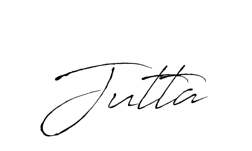 Best and Professional Signature Style for Jutta. Antro_Vectra Best Signature Style Collection. Jutta signature style 6 images and pictures png