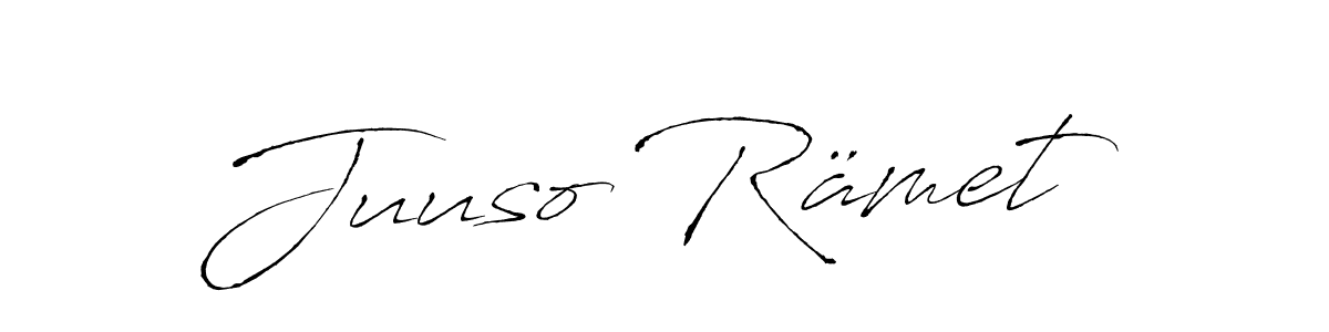 if you are searching for the best signature style for your name Juuso Rämet. so please give up your signature search. here we have designed multiple signature styles  using Antro_Vectra. Juuso Rämet signature style 6 images and pictures png