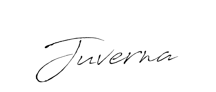 Design your own signature with our free online signature maker. With this signature software, you can create a handwritten (Antro_Vectra) signature for name Juverna. Juverna signature style 6 images and pictures png