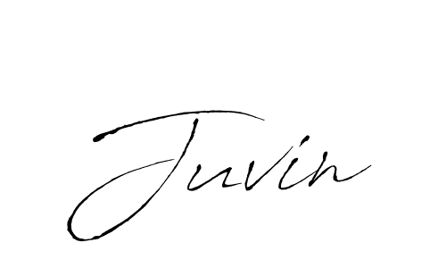 Juvin stylish signature style. Best Handwritten Sign (Antro_Vectra) for my name. Handwritten Signature Collection Ideas for my name Juvin. Juvin signature style 6 images and pictures png