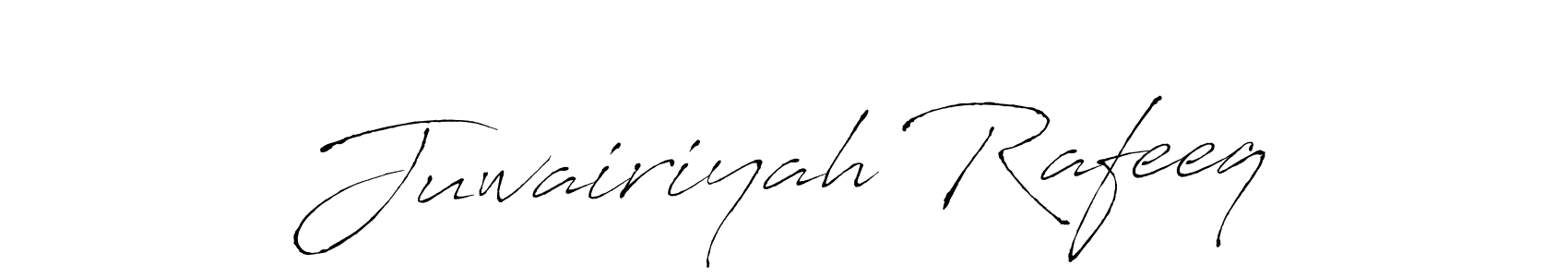 You can use this online signature creator to create a handwritten signature for the name Juwairiyah Rafeeq. This is the best online autograph maker. Juwairiyah Rafeeq signature style 6 images and pictures png