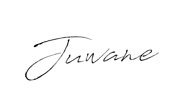 Design your own signature with our free online signature maker. With this signature software, you can create a handwritten (Antro_Vectra) signature for name Juwane. Juwane signature style 6 images and pictures png