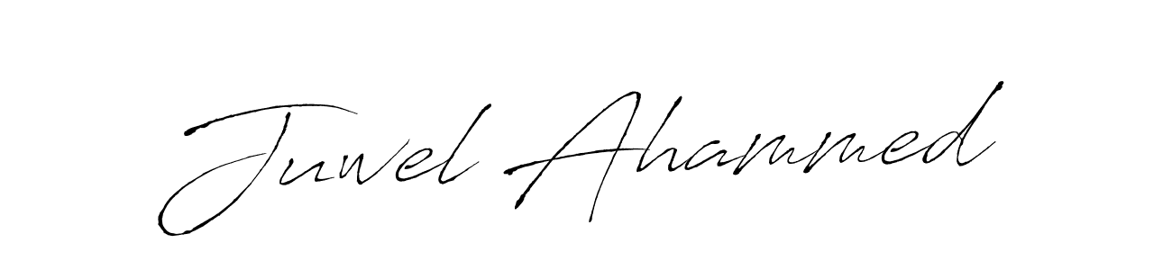 Juwel Ahammed stylish signature style. Best Handwritten Sign (Antro_Vectra) for my name. Handwritten Signature Collection Ideas for my name Juwel Ahammed. Juwel Ahammed signature style 6 images and pictures png