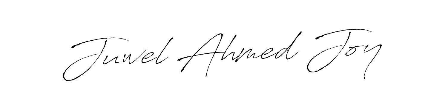 Design your own signature with our free online signature maker. With this signature software, you can create a handwritten (Antro_Vectra) signature for name Juwel Ahmed Joy. Juwel Ahmed Joy signature style 6 images and pictures png