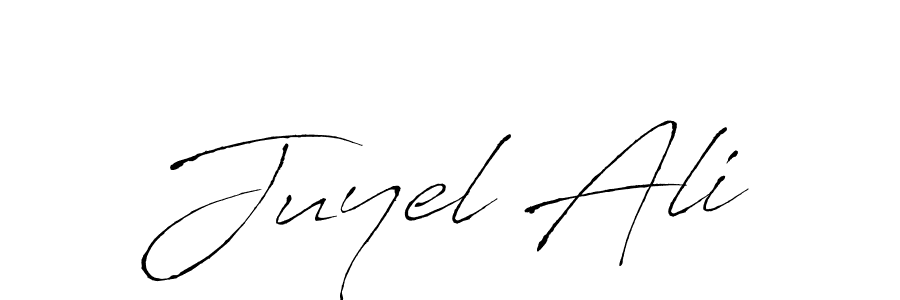 Design your own signature with our free online signature maker. With this signature software, you can create a handwritten (Antro_Vectra) signature for name Juyel Ali. Juyel Ali signature style 6 images and pictures png