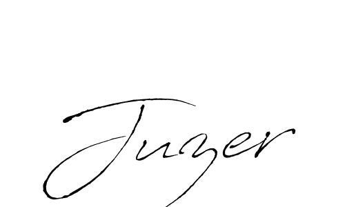 Design your own signature with our free online signature maker. With this signature software, you can create a handwritten (Antro_Vectra) signature for name Juzer. Juzer signature style 6 images and pictures png