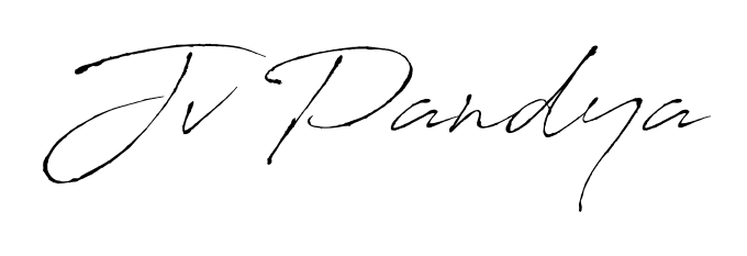 The Antro_Vectra typeface gives name Jv Pandya a refined look. Suitable for certificates, diplomas, and official verification. Jv Pandya signature style 6 images and pictures png