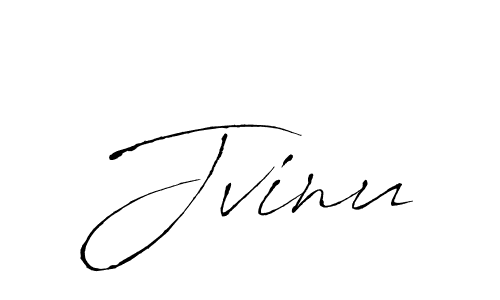 Jvinu stylish signature style. Best Handwritten Sign (Antro_Vectra) for my name. Handwritten Signature Collection Ideas for my name Jvinu. Jvinu signature style 6 images and pictures png