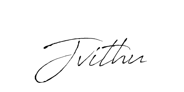 Jvithu stylish signature style. Best Handwritten Sign (Antro_Vectra) for my name. Handwritten Signature Collection Ideas for my name Jvithu. Jvithu signature style 6 images and pictures png