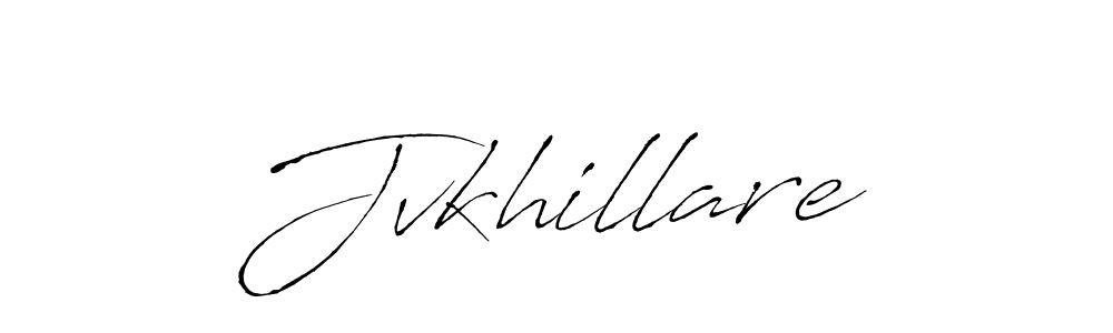 Make a beautiful signature design for name Jvkhillare. With this signature (Antro_Vectra) style, you can create a handwritten signature for free. Jvkhillare signature style 6 images and pictures png