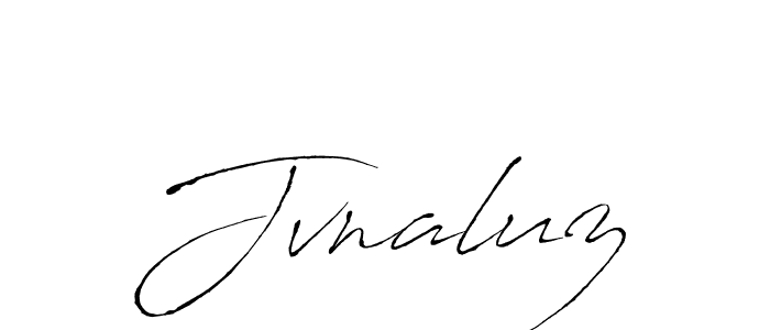 Create a beautiful signature design for name Jvnaluz. With this signature (Antro_Vectra) fonts, you can make a handwritten signature for free. Jvnaluz signature style 6 images and pictures png