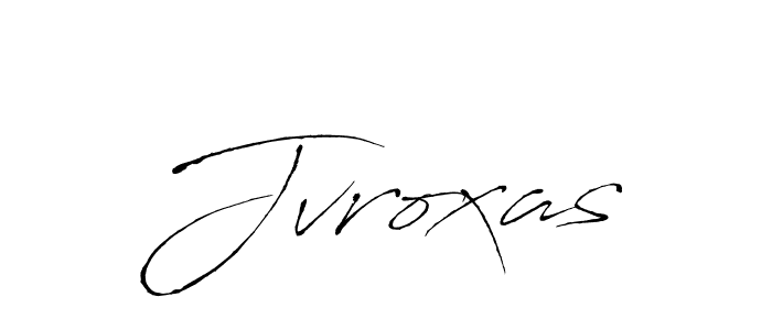 How to make Jvroxas name signature. Use Antro_Vectra style for creating short signs online. This is the latest handwritten sign. Jvroxas signature style 6 images and pictures png