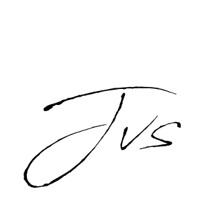 Use a signature maker to create a handwritten signature online. With this signature software, you can design (Antro_Vectra) your own signature for name Jvs. Jvs signature style 6 images and pictures png