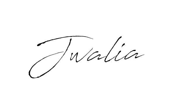 Use a signature maker to create a handwritten signature online. With this signature software, you can design (Antro_Vectra) your own signature for name Jwalia. Jwalia signature style 6 images and pictures png