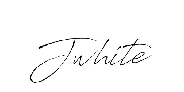 Create a beautiful signature design for name Jwhite. With this signature (Antro_Vectra) fonts, you can make a handwritten signature for free. Jwhite signature style 6 images and pictures png