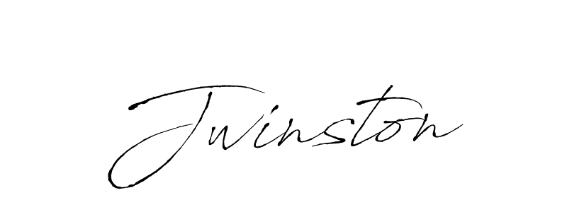 Make a beautiful signature design for name Jwinston. With this signature (Antro_Vectra) style, you can create a handwritten signature for free. Jwinston signature style 6 images and pictures png