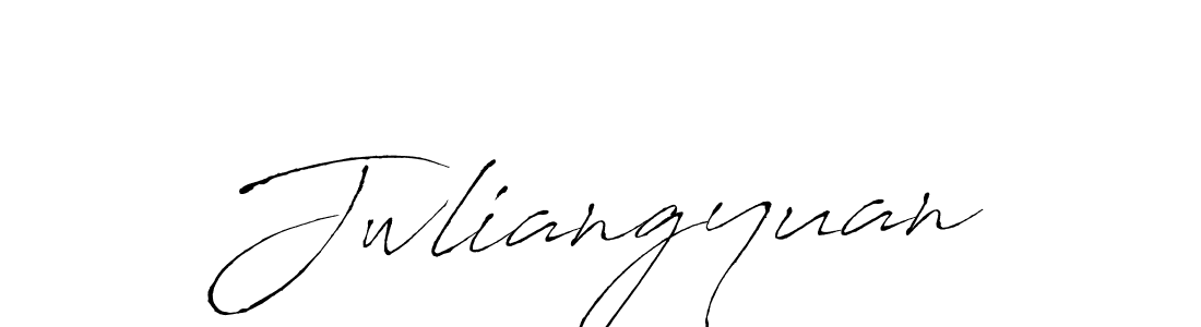 How to make Jwliangyuan signature? Antro_Vectra is a professional autograph style. Create handwritten signature for Jwliangyuan name. Jwliangyuan signature style 6 images and pictures png