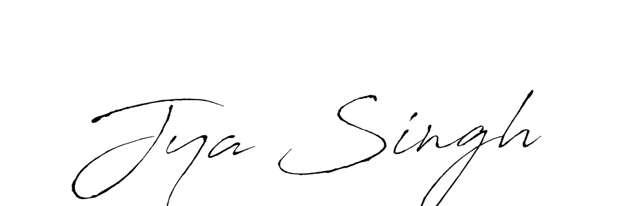 How to make Jya Singh name signature. Use Antro_Vectra style for creating short signs online. This is the latest handwritten sign. Jya Singh signature style 6 images and pictures png