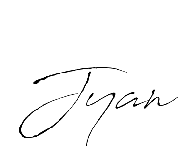 How to make Jyan name signature. Use Antro_Vectra style for creating short signs online. This is the latest handwritten sign. Jyan signature style 6 images and pictures png