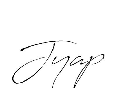How to make Jyap signature? Antro_Vectra is a professional autograph style. Create handwritten signature for Jyap name. Jyap signature style 6 images and pictures png