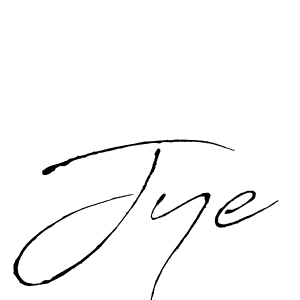 How to make Jye signature? Antro_Vectra is a professional autograph style. Create handwritten signature for Jye name. Jye signature style 6 images and pictures png